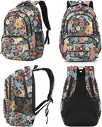 rickyh style School Backpack Travel Bag for Men & Women Lightweight College Back Pack with Laptop Compartmen