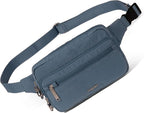 Baggallini Securtex Anti-theft Belt Bag 8.8"x5.5" Crossbody Fanny Pack for Women RFID Wallet Locking Zipper Travel Purse