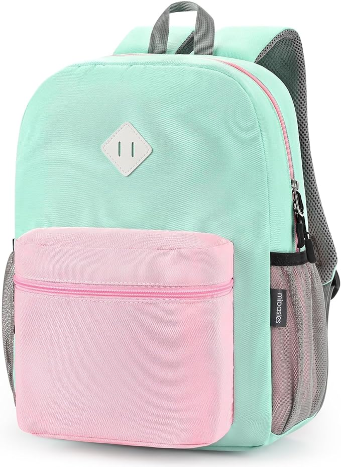 mibasies Kids Backpack for Girls 5-9: Large Girls Backpack for Elementary School