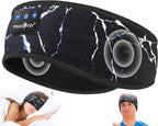 MUSICOZY Sleep Headphones Bluetooth 5.4 Headband, Wireless Earphones Music Sleep Earbuds Sleeping Eye Mask with HD Stereo Speakers for Workout Running Travel Yoga, Ideal Gifts (Marbling Black)