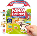 Reusable Sticker Books for Toddlers 1-3, Stickers for Toddlers 2-4 Years - Stickers for Kids Airplane Toys for Toddler 1-3, Toddler Travel Toys - Reusable Sticker Book Birthday Gifts for Boys Girls