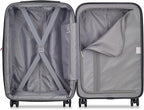 DELSEY PARIS Helium Aero Hardside Expandable Luggage with Spinner Wheels, Metallic Green, Carry-On Plus 21 Inch