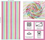 COTTON CRAFT Oversized Beach Towel - 2 Pack 35 x 70 inches XL Beach Towel - 100% Cotton Velour - Big & Huge - Thick Plush 450 GSM Super Soft Luxury Towel - Pool Picnic Bath - Pink Multi