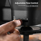 Kismile SCA-Certified 8 Cup Drip Coffee Maker, Pour Over Coffee Machine with 3s Instant Heat 197–205℉, Adjustable Flow Control, Removable Water Tank, Deep Cold Brew & 40 Min Keep Warm (Blue)