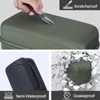 Lebakort Storage Case Compatible with Anker 548 Power Bank Power Station 60,000mAh and PowerCore Reserve 192Wh (Green Case Only)