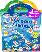 Walenced Reusable Sticker Book for Toddlers, Stickers for Kids, Toddler Sticker Book, Toddler Craft Activities, Toddler Travel Toys Boy Girl Birthday Gifts