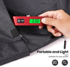 BAGAIL Digital Luggage Scale, 110lbs Hanging Baggage Scale with Backlit LCD Display, Portable Suitcase Weighing Scale, Travel Luggage Weight Scale with Hook, Strong Straps for Travelers