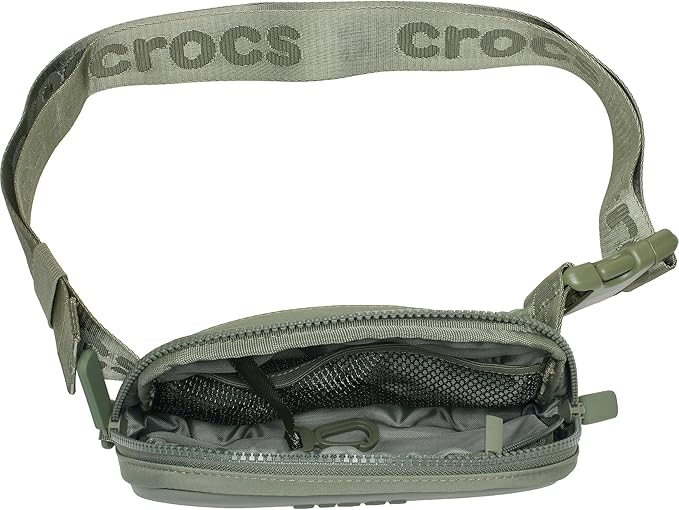 Crocs Classic Belt Waist Bag, Customizable Fanny Pack, Personalize with Jibbitz Charms, Cargo, One Size