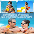 Flutesan 6 Pack Swim Goggles for Adult Anti Fog Swimming Glasses with Ear Plugs Nose Clip No Leaking Full Protection Goggles