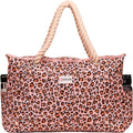 Beach Bag and Pool Bag Has Cooler Pocket, 7 Pockets Total, Zip Top. Family Size Waterproof Beach Tote