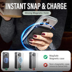 Nimble Champ Wireless 5K Portable Charger for Back of Phone, 5,000mAh Magnetic Wireless Power Bank, Qi2 Certified Fast Charging, Slim MagSafe-Compatible Battery Pack for iPhone 17/16/15/14 Series