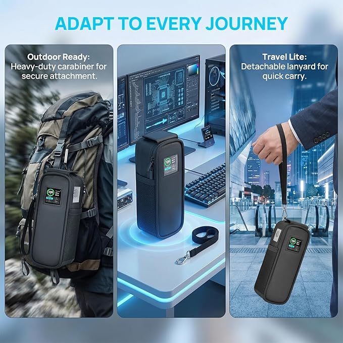 Case Compatible with Anker Prime 27,650mah Power Bank 250w, Laptop Phone Computer Battery Chargers Travel Carrying Holder for Portable Charger Fast Charging &USB Cables, Adapters (Bag Only)