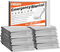 Frocopo 6 Pack Emergency Mylar Blanket, Emergency Blanket Space Blanket Survival Rescue Insulating Reflective foil kit Outdoors Hiking Camping Blanket Perfect for Outdoors, Hiking, Camping Survival
