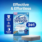 Earth Breeze Laundry Detergent Sheets Calming Lavender - 60 Loads - Eco Laundry Sheets - Travel Laundry Soap Sheets for Hot & Cold Cycles - Tackles Tough Stains & Odors - Gentle on Skin, 30 Ct