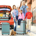 Luggage Sets 4Pc Hardshell Suitcase Sets for Travel with TSA Lock