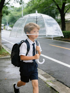 Clear Bubble Umbrella | Transparent Dome | Lightweight Cute Design | Auto Open | Rain & Windproof for Travel Outdoor