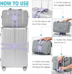 Travelkin Luggage Straps Bag Bungees add a Bag, Luggage Bungee for suitcases Elastic Strap Belt