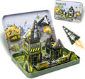 Magnetic Tiles,42PCS Magnetic Building Blocks with Metal Storage Box,Magnet Tiles for Kids Ages 3+,Magnet Tile for Boys & Girls(Military)