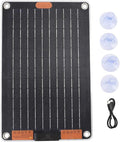 30W Solar Panel Charger with USB C Outputs(5V/3A) for Phone Electronics