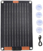 30W Solar Panel Charger with USB C Outputs(5V/3A) for Phone Electronics