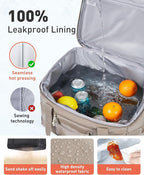 TOURIT Soft Sided Cooler Bag Insulated 30/48/60 Cans, Large Collapsible & Leakproof Ice Chest for Picnic, Beach, Camping, Travel