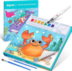 JoyCat Paint with Water Coloring Books for Toddlers, Watercolor Painting Sets for Kids Ages 3-5 4-8, Arts and Crafts Drawing Activities Toy Birthday Gifts for Boys Girls (Sea Animals)