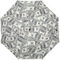Folding Umbrella Windproof Travel Umbrellas Money Hundred Dollar Bill Light Portable Manual Rain Umbrellas for Man Women