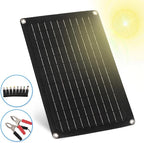 20W Solar Panel Portable Water Fast Charge Solar Charger PD Dual Output USB Foldable Solar Power Charger for Outdoor Activities Monocrystalline Silicon ABS 32x21.5cm
