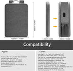 ZINZ Slim & Expandable Laptop Backpack 15 15.6 16 Inch Case, Water Resistant Travel Backpack Compatible with MacBook Pro/Neo 16" 15", Dell XPS 15 16 and Most 15" 15.6" 16" Notebooks，D01G02
