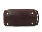 Leather Toiletry Travel Pouch Leather Waterproof Dopp Kit By Aaron Leather Goods