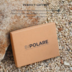 Polare Luxury RFID Blocking Leather Passport Holder Travel Wallet For Men and Women (Dark Brown Compass)