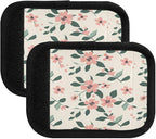 Qilmy Fresh Style Floral Fragments Luggage Handle Wrap 4Pack Luggage Identifiers Tag Comfort Handle Grips Cover for Stroller Suitcase Bag Airplane Travel Accessories1500