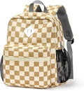 STEAMEDBUN Corduroy Toddler Backpack for Girls Boys 2-4, Kids Preschool Backpack for Kindergarten - Checkered