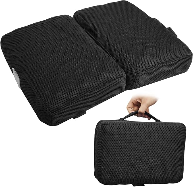Foldable Travel Seat Cushion Portable Seat Cushion for Car Seat, Airplane, Bleacher, Camping, Office (15.7 * 11.8 * 3in)