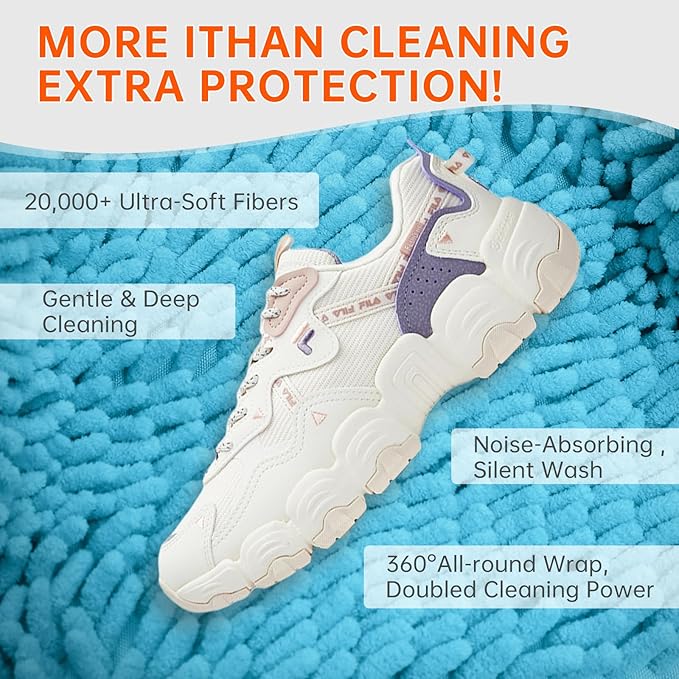 1PCS Shoes Washing Machine Bags, Laundry Shoe Bag for Washer and Dryer, Reusable and Durable Zipper Sneaker Shoe Washing Bag, Tennis Shoes Cleaning Bag for All Shoe Types (Blue)