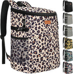 Camping Cooler Backpack 30 45 Cans, Soft Backpack Coolers Insulated Leak Proof Travel Cooler Bag Waterproof Lunch Picnic Beach Work Trip Thermal Bag Drink Beverage Beer Bag Cooler