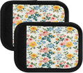 Qilmy Fresh Style Floral Fragments Luggage Handle Wrap 2Pack Luggage Identifiers Tag Comfort Handle Grips Cover for Stroller Suitcase Bag Airplane Travel Accessories1559
