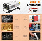 12V Power Supply,110V to 12V DC Converter, IMAYCC AC to DC Converter 600W 50A, Power Supply for Diesel Heater