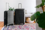 American Tourister Stratum 2.0 Expandable Hardside Luggage with Spinner Wheels, Jet Black, Carry-on