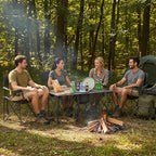 Camping Chair Set of 3, Outdoor Folding Camping Chairs for Heavy People with Cup Holder & Carry Bag,Collapsible Chair Include One Sofa Chair and Two Single Chair,Support up to 500lbs