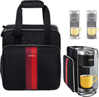 LEFOR·Z Coffee Maker Travel Bag Compatible with Keurig K-Mini,Single Serve Coffee Brewer Carrying Case Compatible for K-Mini Plus with Multiple Pockets for K-Cup Pods(Bag Only)