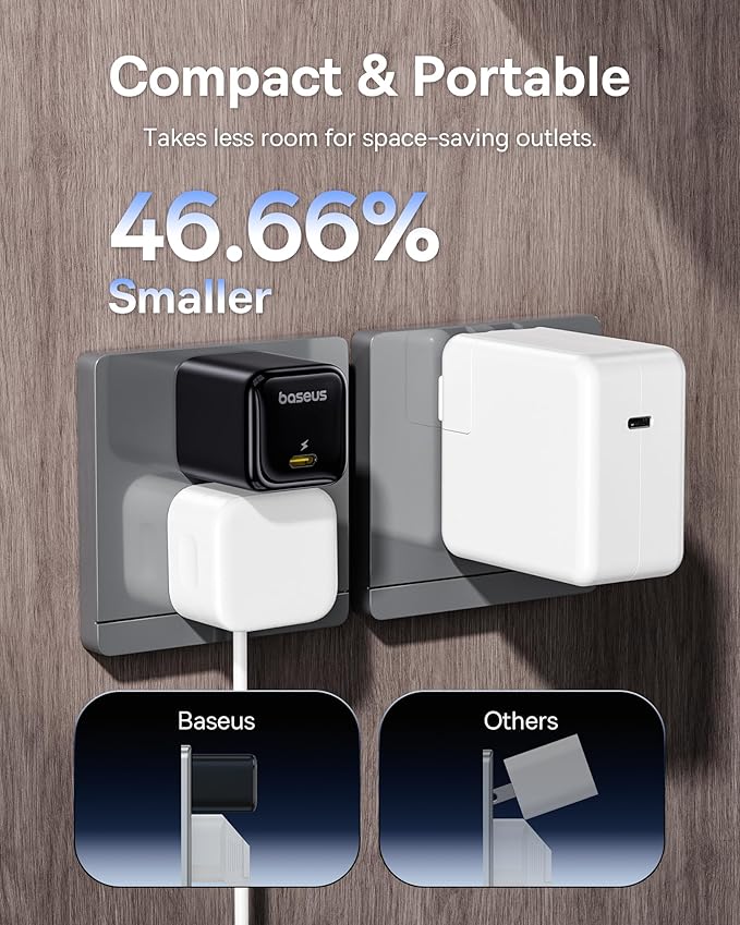 Baseus Power Bank & 45W USB C Charger Block 2 Pack