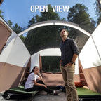 PORTAL 6/8/10 Person Family Camping Tent with Screen Room, Water Resistant Big Tunnel Tents with Rainfly, Large Family Tent for Camping, Outdoor, Patio