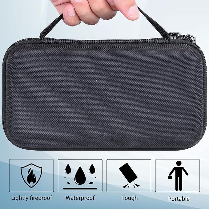 khanka Hard Travel Case Replacement for Anker 100W Charging Base + Anker Prime 27,650mAh 250W / 20,000mAh 200W PowerBank(Case Only).