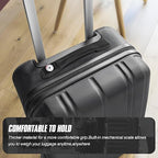 Replacement Luggage Weightable Handle, Rubber Handheld Weight Scale, Luggage Handle Suitcase Strap with Graduated Mechanical Scale