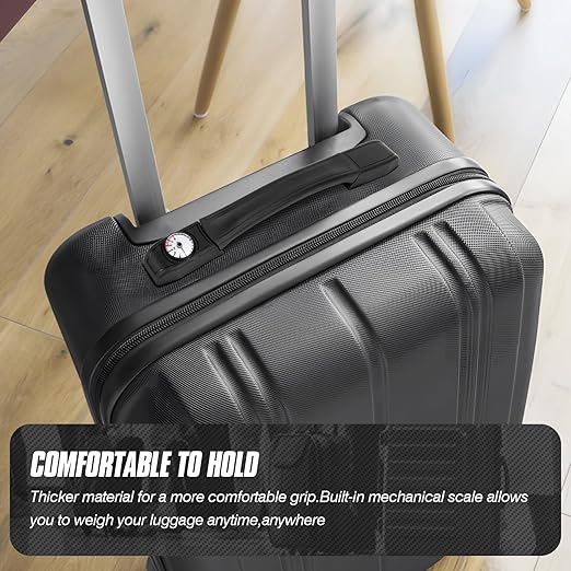 Replacement Luggage Weightable Handle, Rubber Handheld Weight Scale, Luggage Handle Suitcase Strap with Graduated Mechanical Scale