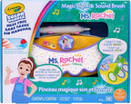 Crayola Color Wonder Magic Light Brush Featuring Ms. Rachel, MessFree Coloring Set with Songs, Paint Set for Toddlers, Art Gift for Kids, Ages 3 & Up