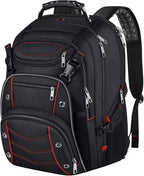 18.4 Laptop Backpack for Men, 55L Extra Large Gaming Laptops Backpack,TSA Friendly Flight Approved and RFID Anti-Theft Pocket, adult business xl backpack