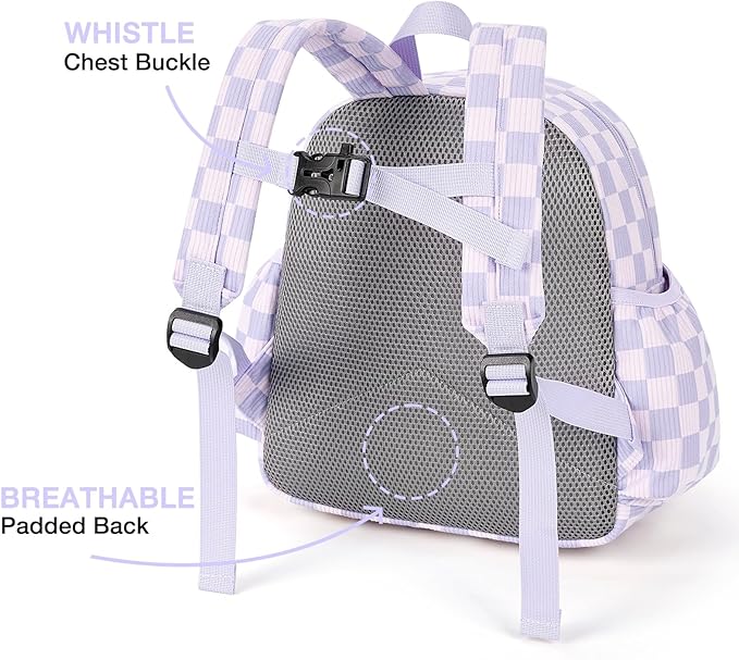 STEAMEDBUN Corduroy Kids Backpack for Girls and Boys 5-8: Girls Backpack for Elementary Kindergarten - 15 inch Cute Backpacks for Kids - Checkerboard