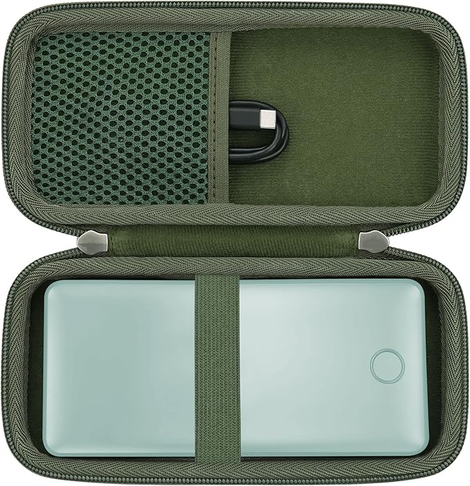 khanka Hard Travel Case Replacement for Anker 325/535 Power Bank PowerCore 20K Portable Charger 20000mAh, Case Only (Green)